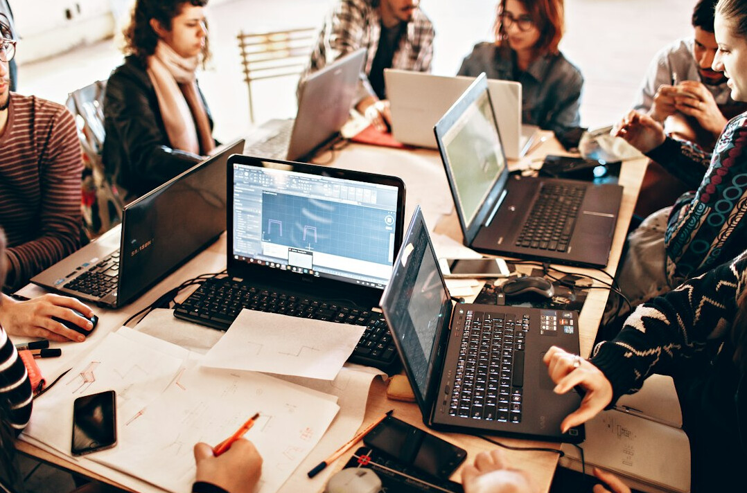 corporate team collaboration