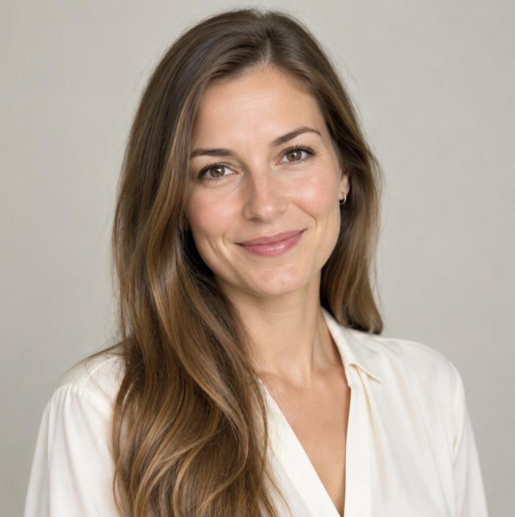 Portrait of a young smiling woman