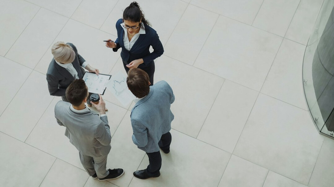 business people negotiating